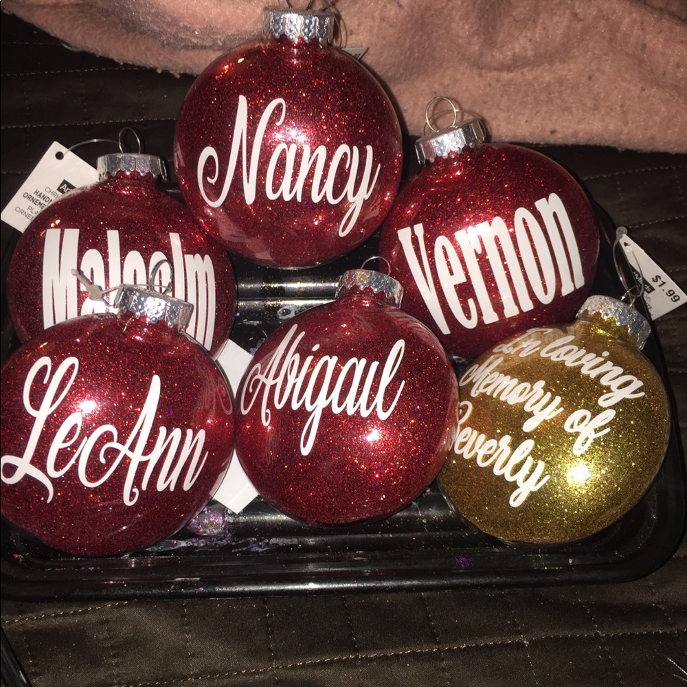 Personalized ornaments